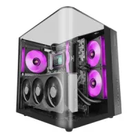 CAJA ORDENADOR MARS GAMING MCINFINIOLITE ATX CRISTAL TEMPLADO NEGRA