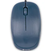RATON CON CABLE NGS FLAMEBLUE / OPTICO / 1000DPI / 2 BOTONES + SCROLL /  ERGONOMICO / USB / AZUL