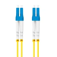 LATIGUILLO FIBRA OPTICA LC/UPC LANBERG 2M MONO DUPLEX G657A1 LSZH AMARILLO