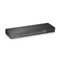 SWITCH 28 PUERTOS ZYXEL SMART MANAGED SERIE GS 24 PUERTOS GIGABIT ETHERNET + 4 PUERTOS SFP