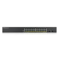 SWITCH 26 PUERTOS ZYXEL GS1900-24HPv2 24 PUERTOS GIGABIT ETHERNET 2 PUERTOS SFP