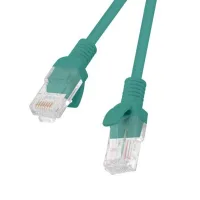 CABLE RED LANBERG LATIGUILLO CAT.6 U/UTP 1.5M VERDE FLUKE  PASSED