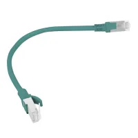 CABLE RED LANBERG LATIGUILLO CAT.6 UTP 0.25M VERDE FLUKE PASSED
