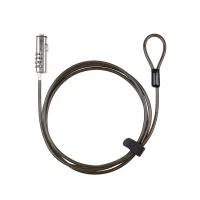 CABLE SEGURIDAD TIPO NANO TOOQ CON COMBINACION PARA PORTATIL 1.5M