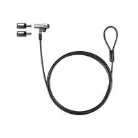 CABLE SEGURIDAD TIPO NANO TOOQ CON LLAVE PARA PORTATIL 1.5M