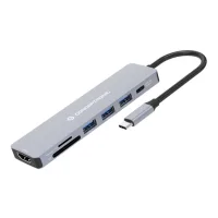 HUB USB TIPO C CONCEPTRONIC DONN19G 1 X HDMI / 3 X USB 3.2 / 1 X USB TIPO C / LECTOR SD / LECTOR MICRO SD