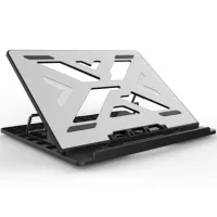 SOPORTE / BASE DE REFRIGERACION CONCEPTRONIC PARA PORTATILES HASTA 15.6" ALUMINIO GRIS