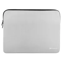 Funda de neopreno Phoenix para tablet o portatil 14" interior terciopelo gris