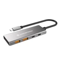 HUB USB TIPO C CONCEPTRONIC HUBBIES15G 4 PUERTOS