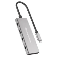 HUB USB TIPO C CONCEPTRONIC HUBBIES16G 4 PUERTOS