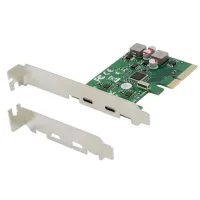 TARJETA CONCEPTRONIC PCI EXPRESS 4x 2 PUERTOS USB 3.2 GEN2 TIPO C AUTOALIMENTADA