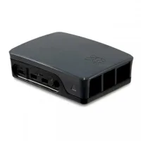 CARCASA RASPBERRY PI 4 NEGRA Y GRIS