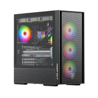 CAJA ORDENADOR GAMING KEEP OUT KO XC-805 MESH ATX ARGB CRISTAL TEMPLADO NEGRO