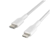 CABLE LIGHTNING A USB TIPO C BELKIN 1M/ MACHO-MACHO/ BLANCO