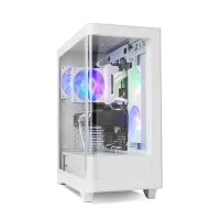 CAJA ORDENADOR GAMING NOX HUMMER ETHER ATX ARGB CRISTAL TEMPLADO BLANCA