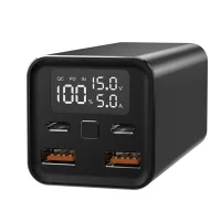 BATERIA EXTERNA PORTATIL POWERBANK LEOTEC 65W POWER DELIVERY 20000MAH