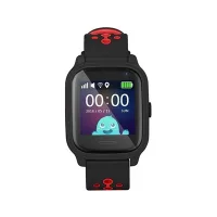 RELOJ SMARTWATCH LEOTEC KIDS ALLO GPS ANTIPERDIDA NEGRO Y ROJO 1.3"