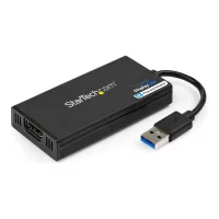 ADAPTADOR USB 3.0 A HDMI 4K STARTECH 0.2M/ MACHO-HEMBRA/ NEGRO