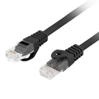 CABLE RED LANBERG LATIGUILLO CAT.6 UTP LSZH CU 2M NEGRO FLUKE PASSED