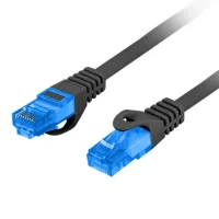 CABLE RED LANBERG LATIGUILLO CAT.6A S/FTP LSZH CCA 3M NEGRO FLUKE PASSED