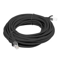 CABLE RED LANBERG LATIGUILLO CAT.6 UTP 5M NEGRO FLUKE PASSED