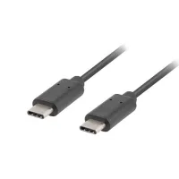 CABLE 2.0 LANBERG USB TIPO C MACHO/ USB TIPO C MACHO 1M NEGRO