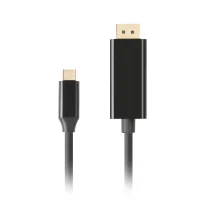 CABLE USB TIPO C A DISPLAYPORT 4K LANBERG 3M/ MACHO-MACHO/ NEGRO