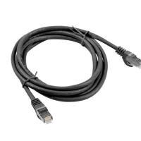 CABLE RED LANBERG LATIGUILLO CAT.6 FTP 0.5M NEGRO FLUKE PASSED