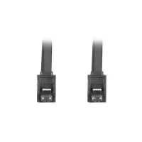 CABLE SATA III LANBERG 6GB/S HEMBRA HEMBRA CLIP METAL 0.5M ROJO