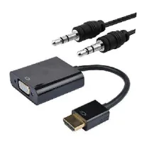 CONVERSOR NANOCABLE HDMI A VGA 0.15CM NEGRO