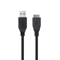 CABLE USB TIPO A 3.0 A MICRO USB TIPO B 3.0 NANOCABLE 1M NEGRO MACHO-MACHO 