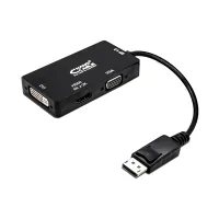 CONVERSOR DISPLAYPORT A VGA/DVI/HDMI NANOCABLE 15CM/ MACHO-HEMBRA