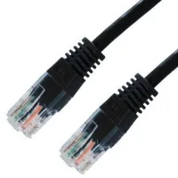 LATIGUILLO CABLE RED U/UTP CAT.6 RJ45 NANOCABLE 1M NEGRO
