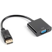 ADAPTADOR LANBERG DISPLAYPORT 1.1 A VGA 20CM NEGRO