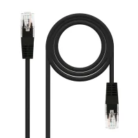 LATIGUILLO CABLE RED UTP CAT.6 RJ45 NANOCABLE 2M NEGRO