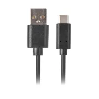 CABLE USB LANBERG 2.0 MACHO/ USB TIPO C MACHO QUICK CHARGE 3.0 0.5M NEGRO