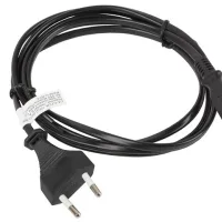 CABLE LANBERG DE ALIMENTACION OCHO CEE 7/16 A IEC320 C7 EURO (RADIO) NEGRO 1.8 M
