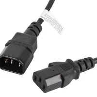 CABLE ALARGADOR LANBERG ALIMENTACION CPU IEC320 C13 H/ IEC320 C14 M 1.8M