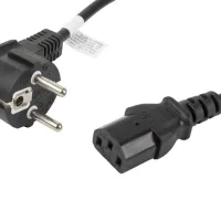 CABLE DE ALIMENTACION LANBERG SCHUKO CEE 7/7 A IEC320 C13 1.8M