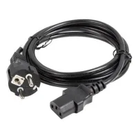 CABLE DE ALIMENTACION LANBERG SCHUKO CEE 7/7 A IEC320 C13 VDE 1.8M