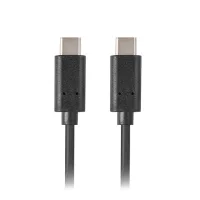 CABLE USB LANBERG 2.0 MACHO/USB TIPO C MACHO 1.8M NEGRO