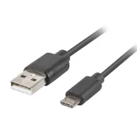 CABLE USB LANBERG 2.0 MACHO/ MICRO USB MACHO QUICK CHARGE 3.0 1.8M NEGRO