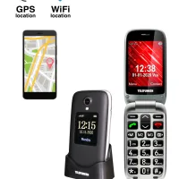 TELEFONO MOVIL TELEFUNKEN S560 SENIOR PHONE / 2G / GPS / 2.8" / NEGRO