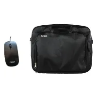 MALETIN NILOX ESSENTIAL 2 + MOUSE RATON PARA PORTATIL 15.6" NEGRO