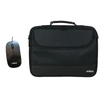 MALETIN NILOX DURO + MOUSE RATON PARA PORTATIL 15.6" NEGRO