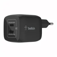 CARGADOR DE PARED BELKIN WCH011VFBK 45W 2X USB TIPO C NEGRO