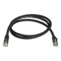 CABLE DE RED STARTECH LATIGUILLO RJ45 STP CAT6A 1M NEGRO