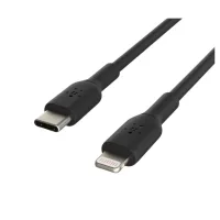CABLE LIGHTNING A USB TIPO C BELKIN 2M/ MACHO-MACHO/ NEGRO/ TRENZADO