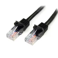CABLE DE RED STARTECH LATIGUILLO RJ45 U/UTP CAT5E 2M NEGRO