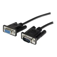 CABLE DB9 STARTECH 0.5M/ MACHO-HEMBRA/ NEGRO